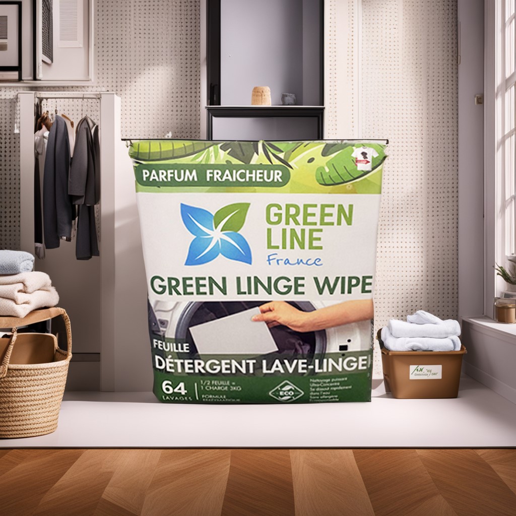 Green Linge Wipes (Colis 2X62 lingettes)